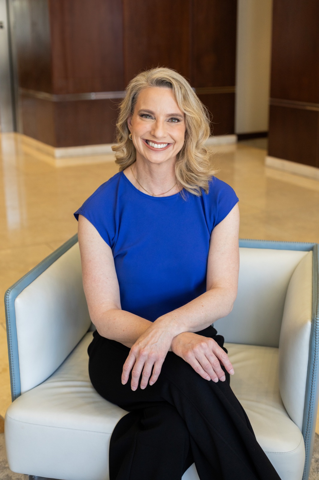 Dr. Allison House, DMD, in the House Dental lobby